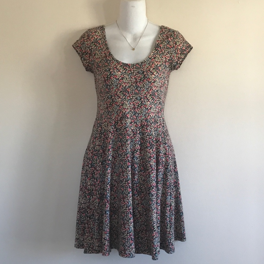 Urban Outfitters Kimchi Blue Floral Skater Dress